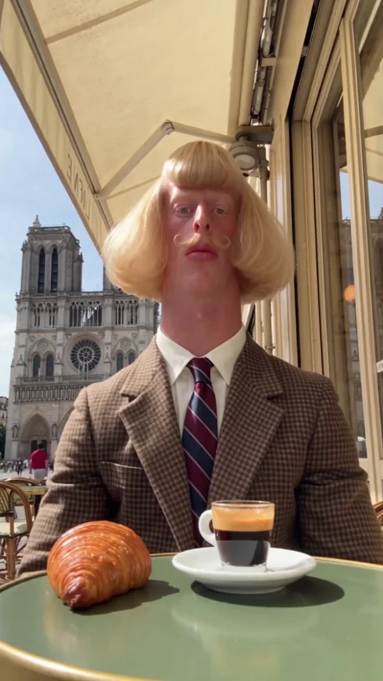 Espresso at a café terrace